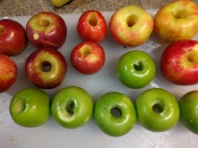 Cored Apples